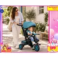 Byox Tricycle Explore Turquoise სასეირნო ველო-ეტლი