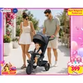 Byox Tricycle Fusion Lux Dark Grey - სასეირნო ველო-ეტლი