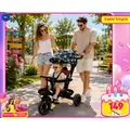 Aero Tricycle Blue - სასეირნო ველო-ეტლი