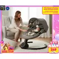 Cangaroo Baby swing Prestige green საბავშვო ელექტრო შეზლონგი