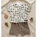 Tree leaves 3 In 1 Set Brown - საბავშვო სამეული