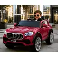 BMW X7 Car Painted Red With Eva Wheels - ელექტრო მანქანა კაუჩუკის საბურავებით