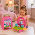 Dede Mila's Bed Room Backpack 03874- სათამაშო თოჯინის სახლი
