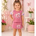 Colorful Daisy 2 In 1 Set Pink - საბავშვო ორეული
