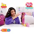 Barbie Extra HPT48 Travel With Safari Fashion - სათამაშო ბარბის თოჯინა აქსესუარებით