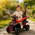 Tiger Ride On Car Red - გადსაჯდომი მანქანა