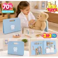 Tooky Toy Educational Dentist Playset - ხის განსავითარებელი სათამაშო სტომატოლოგიური ნაკრები [CLONE]