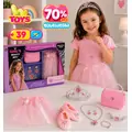 Girl's Beauty Set Pink 601-2 პრინცესას ფორმა