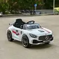 Mercedes Benz GTR Car White - ელექტრო მანქანა