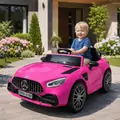 Mercedes Benz Racing Car Rose Red - ელექტრო მანქანა