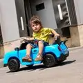 Mini Cooper Car Blue - ელექტრო მანქანა