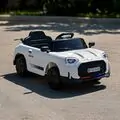 Mini Cooper Car White - ელექტრო მანქანა