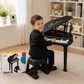 Beautiful Melody Little Musician Piano Black  - სათამაშო პიანინო