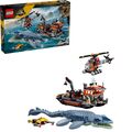 Lego Jurassic World 77983 Mosasaurus Dinosaur Boat Attack