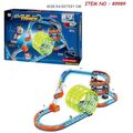 Glow Flip Track Set With Three 360° Loops - სათამაშო სამ მარყუჟიანი ტრასა