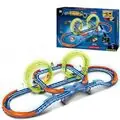 Glow Auto Track With Two Loops - სათამაშო ავტოტრასა ორი მარყუჟით