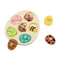 Wooden Eggs Puzzle Insect - სათამაშო ხის კვერცხის ფაზლი