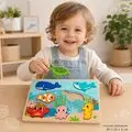 TOOKY TOY Hi Pando Chunky Puzzle-სქელი ხის ფაზლი