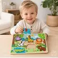 TOOKY TOY Hi Pando Chunky Puzzle-სქელი ხის ფაზლი