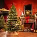 Christmas Tree With Mixed Silicone Needles And Lights PE+PVC 210 CM  - ნაძვის ხე შერეული სილიკონის წიწვებით და ანათებით
