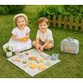 Tooky Toy Picnic Basket Set - ხის განსავითარებელი სათამაშო