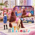 Horse Rider Doll Set - სათამაშო თოჯინა ცხენით და აქსესუარებით