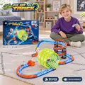 Glow Flip Track Set With Three 360° Loops - სათამაშო სამ მარყუჟიანი ტრასა