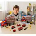 Truck Transport Set - სათამაშო სატვირთო მანქანის ნაკრები