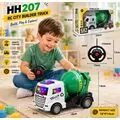 Remote Control City Green Builder Truck - დისტანციურად მართვადი მწვანე სატვირთო მანქანა