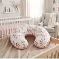 Yuar Baby Nursing pillow 100% cotton Flower Pink ახალშობილის ბალიში