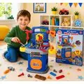 Tool Set With Blue Work Bench - სათამაშო ხელსაწყოების ნაკრები ლურჯი სამუშაო მაგიდით