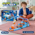 Glow Extreme Race Track With Ladder - ექსტრემალური სარბოლო ტრასა კიბით