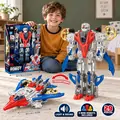 Rocket Transformer Robot With Light - სათამაშო ტრანსფორმერი რობოტი