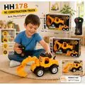 Remote Control Truck Construction Set - დისტანციურად მართვადი სათამაშო ტრაქტორი