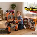 Racing Car Orange Work Bench With Accessories - სათამაშო სარბოლო მანქანის სახელოსნო მაგიდა