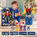 Transformable Robot With Light - სათამაშო ტრანსფორმერი რობოტი