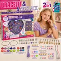 Necklace And Bracelet Making Set -  საბავშვო ყელსაბამისა და სამაჯურის დამზადების კომპლექტი