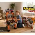 Racing Car Orange Work Bench With Accessories - სათამაშო სარბოლო მანქანის სახელოსნო მაგიდა