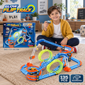 Glow in The track With Two Loops Set  - სათამაშო ტრასა