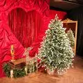 Christmas Tree With Lights 180 CM PE+PVC საახალწლო ნაძვის ხე, შერეული სილიკონის წიწვებით და განათებით