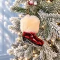 Furry Ice Skate Hanging Decoration - ნაძვის ხის სათამაშო
