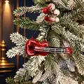 Red Electric Guitar Hanging Decoration - ნაძვის ხის სათამაშო