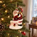 Santa in the Chimney Hanging Decoration - ნაძვის ხის სათამაშო