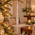 Iridescent Icicle Hanging Decoration - ნაძვის ხის სათამაშო