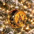 Golden Christmas Tale Hanging Decoration - ნაძვის ხის სათამაშო