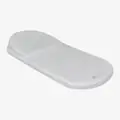 KikkaBoo Carrycot mattress With Pillow 75/30 cm Airknit Grey - ეტლში ჩასაფენი მატრასი