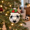 Santa’s Soccer Ball Hanging Decoration - ნაძვის ხის სათამაშო