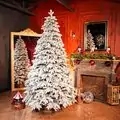 Ukrainіan Frost Snow-Covered Christmas Tree 230 CM 100 % Silicone Needle - ნაძვის ხე 100% სილიკონი