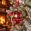 Christmas Ski Lodge Hanging Decoration - ნაძვის ხის სათამაშო