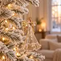 Golden Angel Hanging Decoration - ნაძვის ხის სათამაშო